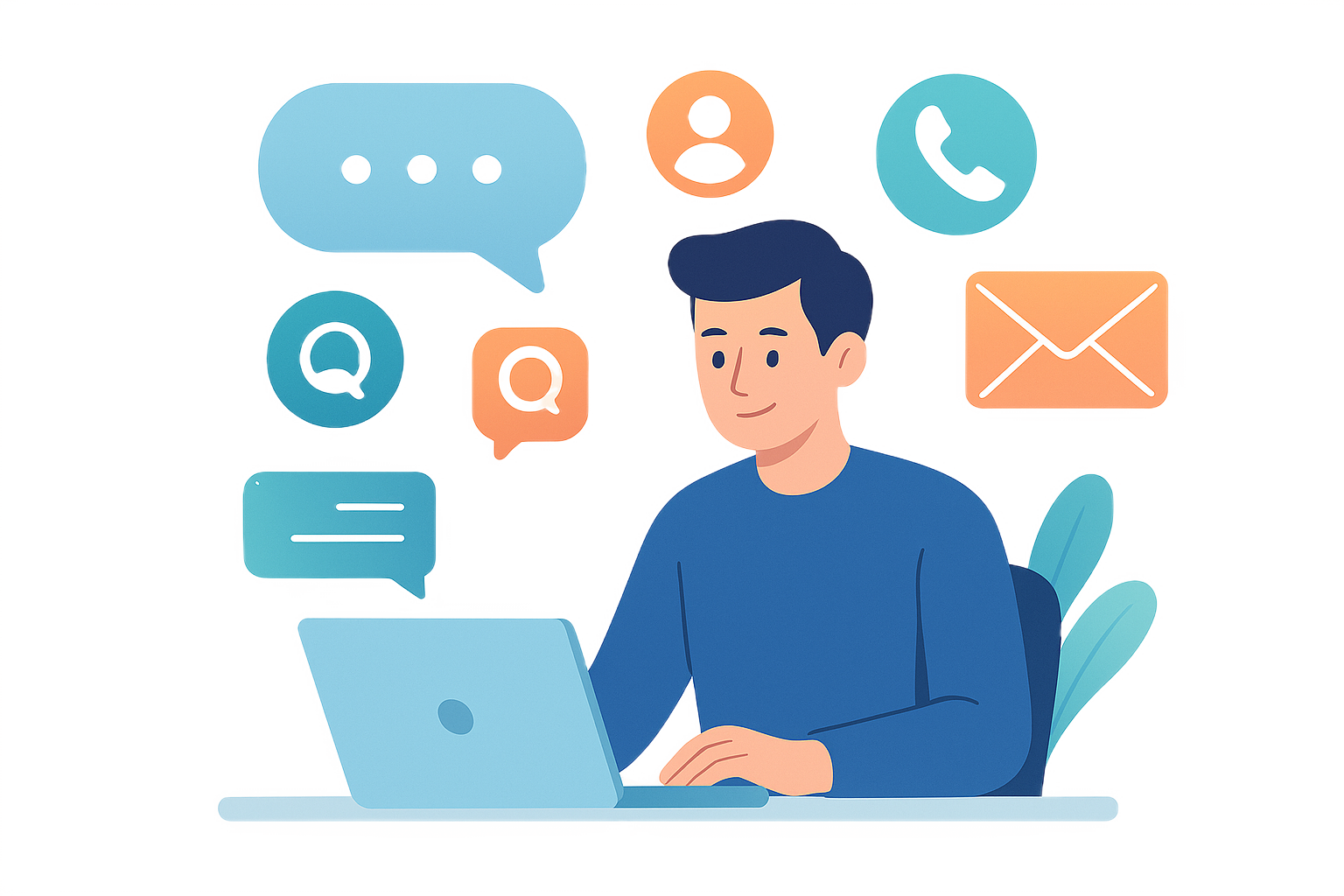 Contact Illustration